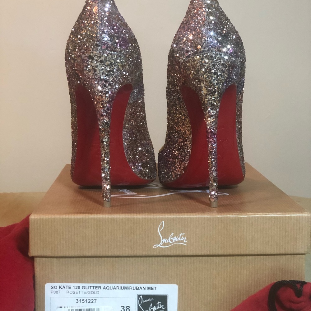 Christian Louboutin So Kate 120 Glitter - Picture 4 of 7